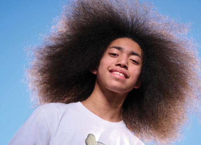 14-year-old Amir Manuel Mendez set the Guinness World Record in 2023 for the largest afro on a male. 14-year-old Amir Manuel Mendez set the Guinness World Record in 2023 for the largest afro on a male.