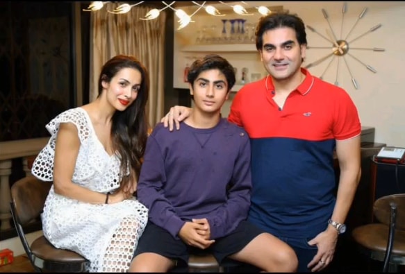 A file photo of Malaika Arora and Arbaaz Khan with their son