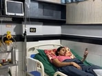 Doctor said, Awasthi was admitted in the ICU and had developed a phobia due to which her left leg and hand were not functioning. However she is better now and can speak.