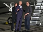 President Joe Biden and Vice President Kamala Harris greet reporter Evan Gershkovich at Andrews Air Force Base, Md., following his release as part of a 24-person prisoner swap between Russia and the United States, Thursday, Aug. 1, 2024. (AP Photo/Manuel Balce Ceneta)(AP) President Joe Biden and Vice President Kamala Harris greet reporter Evan Gershkovich at Andrews Air Force Base, Md., following his release as part of a 24-person prisoner swap between Russia and the United States, Thursday, Aug. 1, 2024. (AP Photo/Manuel Balce Ceneta)(AP)