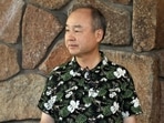 Masayoshi Son, CEO of SoftBank, arrives for the annual Allen and Co. Sun Valley Media and Technology Conference at the Sun Valley Resort in Sun Valley, Idaho.
