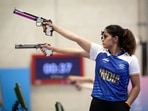 India's Manu Bhaker entered the 25m pistol final