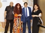 (L-R) TARUN TAHILIANI, SHAHNAZ HUSAIN, RAJ KUMAR PURI AND NELOFAR CURRIMBHOY

