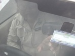 FASTag KYC rules: A man points to the FASTag on his vehicle's windshield, at the toll office at Kherki-Daula toll plaza, in Gurugram. FASTag KYC rules: A man points to the FASTag on his vehicle's windshield, at the toll office at Kherki-Daula toll plaza, in Gurugram.