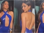 Kiara Advani poses for a photoshoot in a sizzling blue cut-out jumpsuit. Kiara Advani poses for a photoshoot in a sizzling blue cut-out jumpsuit.