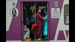 Indian women travel in the ladies compartment of a local train in Mumbai, India, Tuesday, July 23, 2024. (AP Photo/Rafiq Maqbool) (AP) Indian women travel in the ladies compartment of a local train in Mumbai, India, Tuesday, July 23, 2024. (AP Photo/Rafiq Maqbool) (AP)