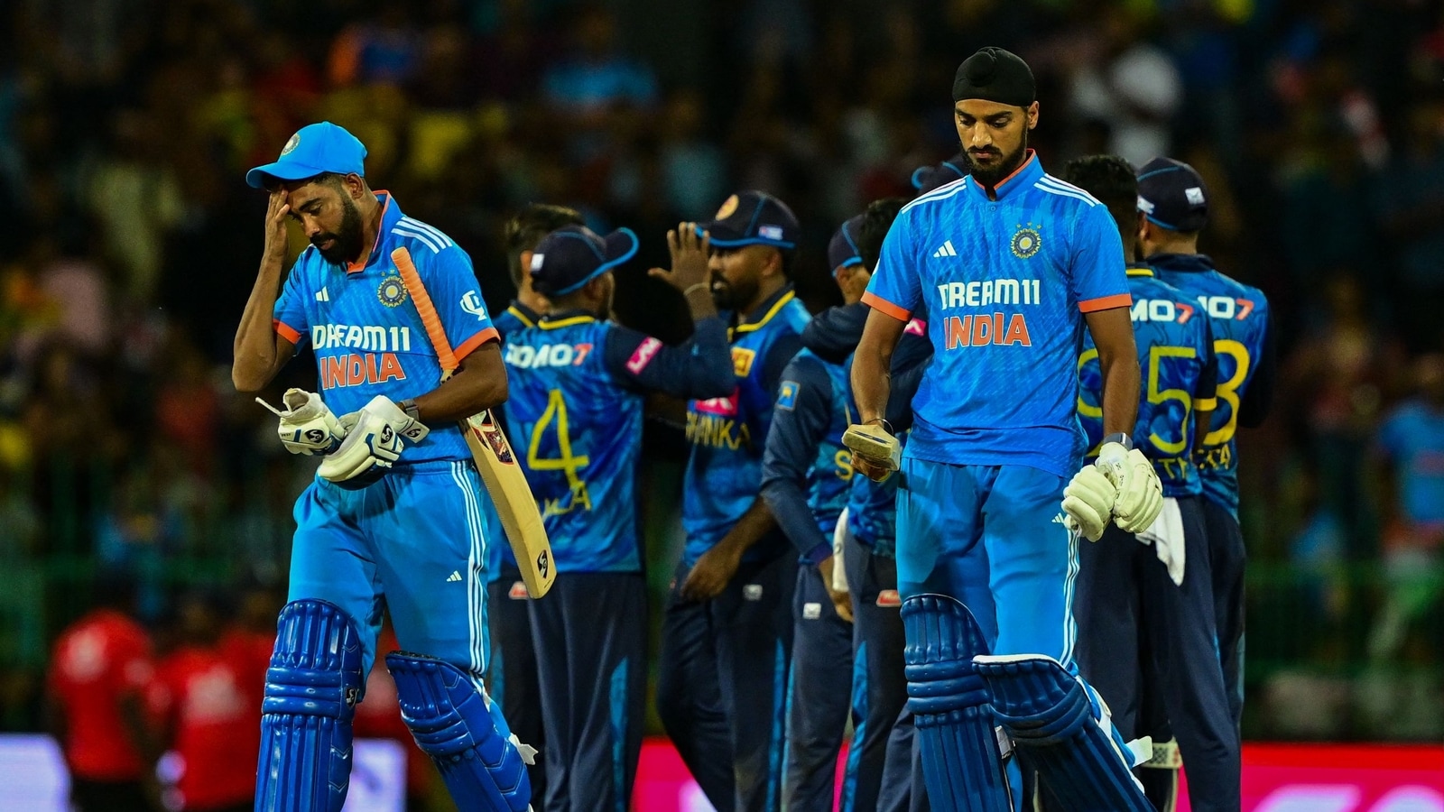 Indian batters sans Rohit flounder as Sri Lanka earn a tie