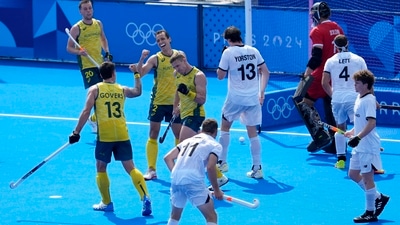 Blake Glovers pulled one back for Australia in the fourth quarter, but it wasn't enough for the side to deny India three points. (AP) Blake Glovers pulled one back for Australia in the fourth quarter, but it wasn't enough for the side to deny India three points. (AP)