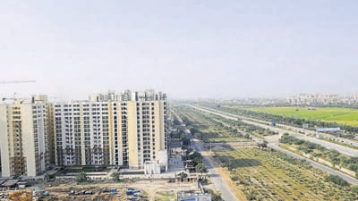 As per rules, the authority does not issue registry permission for apartments in a housing complex if the developers fail to clear the financial dues. (Sunil Ghosh/HT Photo) As per rules, the authority does not issue registry permission for apartments in a housing complex if the developers fail to clear the financial dues. (Sunil Ghosh/HT Photo)