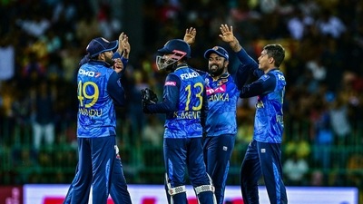 Dunith Wellalage also bagged 2 wickets against India. He was named the Player of the Match.&nbsp; (AFP)