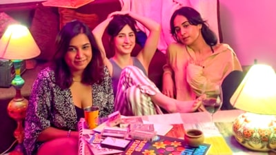 Aditi Saigal aka Dot with her childhood friends Aditi Saigal aka Dot with her childhood friends