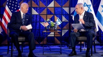 While Biden pledged to support Israel against renewed threats from Iran and allied militias such as Hezbollah, he said he was “very direct” with Netanyahu, with the regional fallout from the war, now almost 10 months’ old, worsening. (via REUTERS)