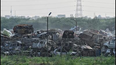Nearly 500 vehicles have been gutted in these incidents, raising questions about the safety of case properties. (Vipin Kumar/HT Photo)
