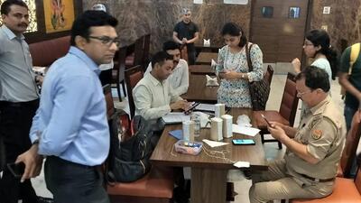On Thursday, the department also conducted inspections at a medical facility on Tappal road in Jewar, Greater Noida. and samples of SR capsules (enteric coated rabeprazole sodium and domperidone) were collected. (HT Photo) On Thursday, the department also conducted inspections at a medical facility on Tappal road in Jewar, Greater Noida. and samples of SR capsules (enteric coated rabeprazole sodium and domperidone) were collected. (HT Photo)