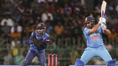Rohit Sharma’s fifty wasn’t enough on Friday. (PTI) Rohit Sharma’s fifty wasn’t enough on Friday. (PTI)