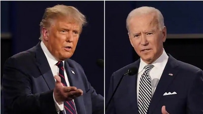 Biden’s lead has shrunk over the last few days, as Trump and his family have virtually carpet bombed the key battle ground states, including as many as 15 rallies by the president. (AP Photo) Biden’s lead has shrunk over the last few days, as Trump and his family have virtually carpet bombed the key battle ground states, including as many as 15 rallies by the president. (AP Photo)