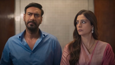 Auron Mein Kahan Dum Tha movie review: Ajay Devgn and Tabu in a still from the movie. Auron Mein Kahan Dum Tha movie review: Ajay Devgn and Tabu in a still from the movie.
