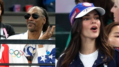 Kendall Jenner and Snoop Dogg have been spotted cheering on the athletes from the audience,
