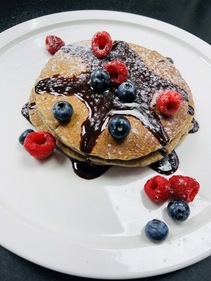 Vegan Oats and Ragi Pancake Vegan Oats and Ragi Pancake