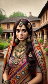 AI-generated image of a woman from UP AI-generated image of a woman from UP