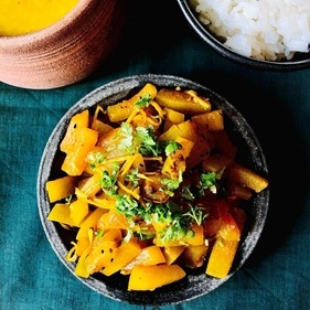 The sweetness of the watermelon balances out the spicy notes of the sabzi, making for a tasty main course (Photo: Instagram)