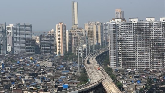 Automobile manufacturer Mahindra and Mahindra Limited has sold 20.5 acres land in Mumbai's Kandivali area for <span class='webrupee'>?</span>210 crore. (Picture for representational purposes only)( (Satish Bate/HT Photo))