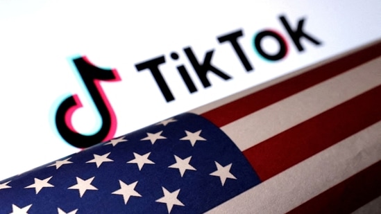 FILE PHOTO: U.S. flag is placed on a TikTok logo in this illustration taken March 20, 2024. (REUTERS)