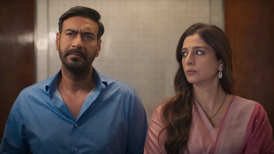 Auron Mein Kahan Dum Tha movie review: Ajay Devgn and Tabu in a still from the movie.