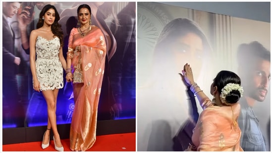 Rekha kisses Janhvi Kapoor's poster at Ulajh screening, fans say she is filling in for Sridevi: ‘They were very close’