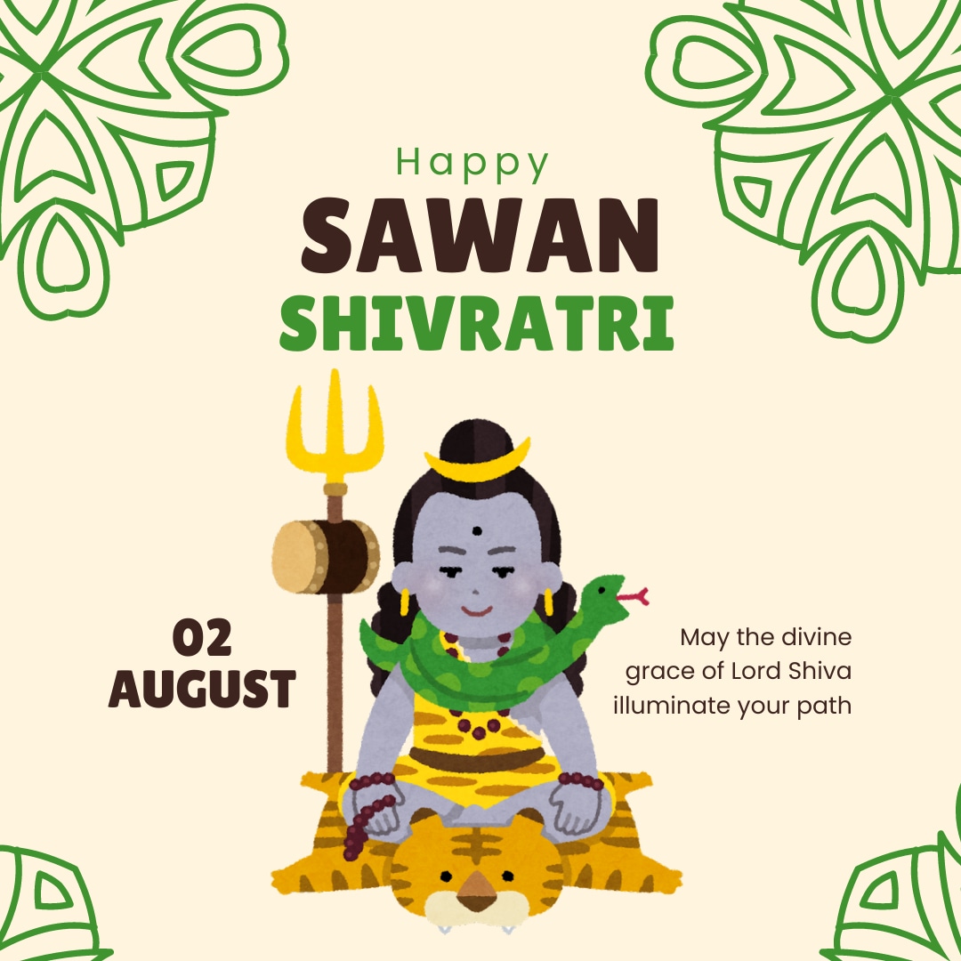 Happy Sawan Shivratri 2024: Sawan Shivratri is observed on the 'Chaturdashi tithi' of Krishna Paksha in the Sawan month. 