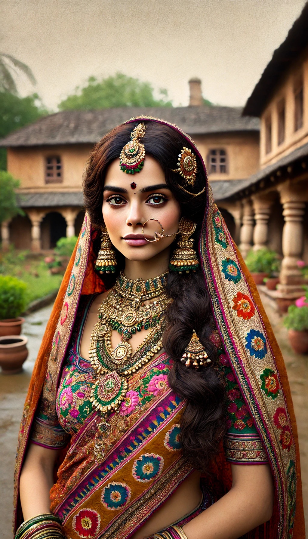 AI-generated image of a woman from UP AI-generated image of a woman from UP