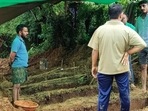Graves are being dug due to the high death toll which has led to a backlog of remains in morgues and hospitals in the district. (HT Photo)