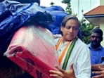 Shashi Tharoor in Wayanad on Saturday (Image courtesy: Shashi Tharoor/X) Shashi Tharoor in Wayanad on Saturday (Image courtesy: Shashi Tharoor/X)