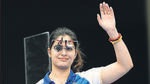Chateauroux: India’s Manu Bhaker during the 25m Pistol Women’s Final event at the 2024 Summer Olympics, in Chateauroux, France, Saturday, Aug. 3, 2024. (PTI Photo/Ravi Choudhary) (PTI08_03_2024_000061A) (PTI) Chateauroux: India’s Manu Bhaker during the 25m Pistol Women’s Final event at the 2024 Summer Olympics, in Chateauroux, France, Saturday, Aug. 3, 2024. (PTI Photo/Ravi Choudhary) (PTI08_03_2024_000061A) (PTI)