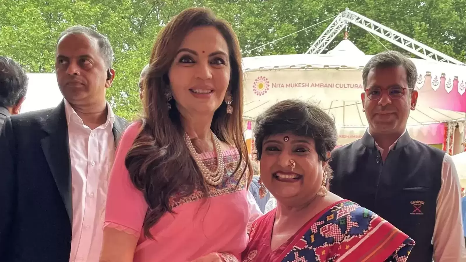 Nita Ambani’s mehendi artist applies Olympic-themed henna to fans in Paris