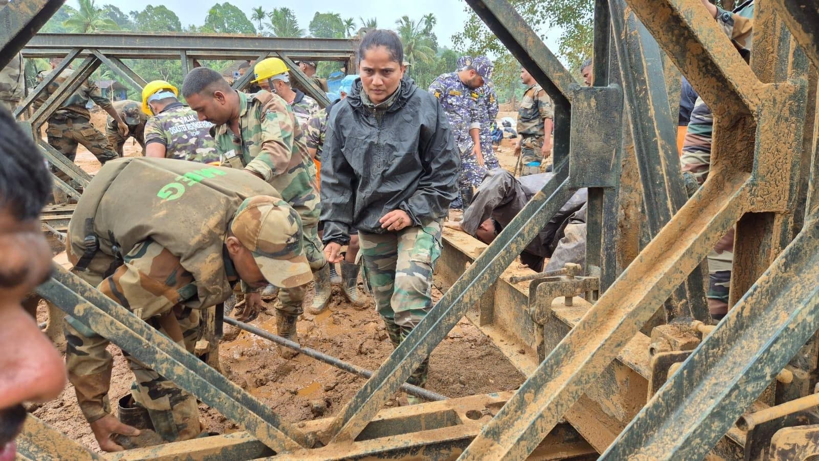 Meet Army Major Sita Shelke whose photos from Kerala's Wayanad go viral