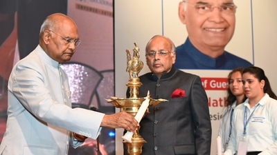The 5th Dr Rajaram Jaipuria Memorial Lecture was held in New Delhi on August 3, 2024. Former President Ram Nath Kovind attended the event and shared key insights on 'Rise of India as Vishwa Guru' The 5th Dr Rajaram Jaipuria Memorial Lecture was held in New Delhi on August 3, 2024. Former President Ram Nath Kovind attended the event and shared key insights on 'Rise of India as Vishwa Guru'