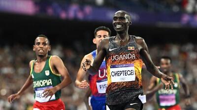 Joshua Cheptegei of Uganda won the men’s 10,000m final on Friday. (REUTERS) Joshua Cheptegei of Uganda won the men’s 10,000m final on Friday. (REUTERS)