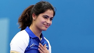 Manu Bhaker of India (HT_PRINT) Manu Bhaker of India (HT_PRINT)
