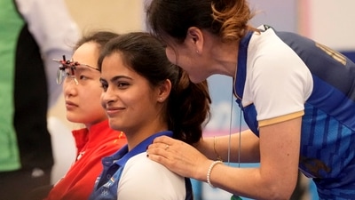 A medal would have put Manu in the same bracket as hockey legends like Dhyan Chand in terms of number of Olympic medals won by Indians. She is already the first Indian to have won two medals at the same Olympics. (PTI) A medal would have put Manu in the same bracket as hockey legends like Dhyan Chand in terms of number of Olympic medals won by Indians. She is already the first Indian to have won two medals at the same Olympics. (PTI)