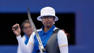 Deepika Kumari won her round of 16 match in women's individual archery and then came up against South Korea's Nam Nam Suhyeon in the quarterfinal. (AP) Deepika Kumari won her round of 16 match in women's individual archery and then came up against South Korea's Nam Nam Suhyeon in the quarterfinal. (AP)