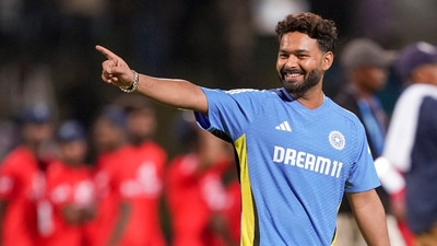 Rishabh Pant made a return to international cricket with the 2024 T20 World Cup. (PTI) Rishabh Pant made a return to international cricket with the 2024 T20 World Cup. (PTI)