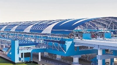 An artist’s impression of the Sarai Kale Khan RRTS station. An artist’s impression of the Sarai Kale Khan RRTS station.
