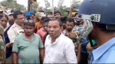 West Bengal state correctional administration minister Akhil Giri (Twitter/ video screengrab) West Bengal state correctional administration minister Akhil Giri (Twitter/ video screengrab)