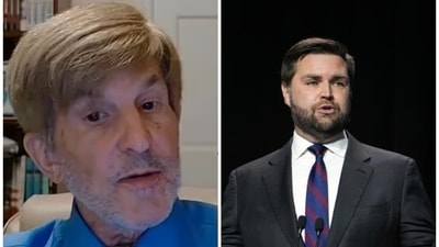 US elections: Allan Lichtman claims on his YouTube channel that Vance would be a “horror show” if Trump were incapacitated and he had to take over as president. (Allan Lichtman/YouTube/AP) US elections: Allan Lichtman claims on his YouTube channel that Vance would be a “horror show” if Trump were incapacitated and he had to take over as president. (Allan Lichtman/YouTube/AP)
