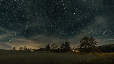 Perseid meteor shower will produce bright shooting stars across the United States this month, reaching peak activity between August 11 and 12, (Representational Image) Perseid meteor shower will produce bright shooting stars across the United States this month, reaching peak activity between August 11 and 12, (Representational Image)