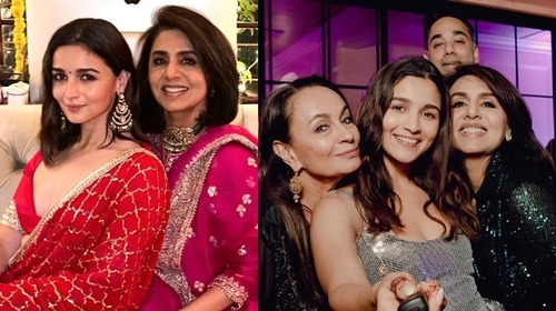 Alia Bhatt with her mother-in-law Neetu Kapoor Alia Bhatt with her mother-in-law Neetu Kapoor