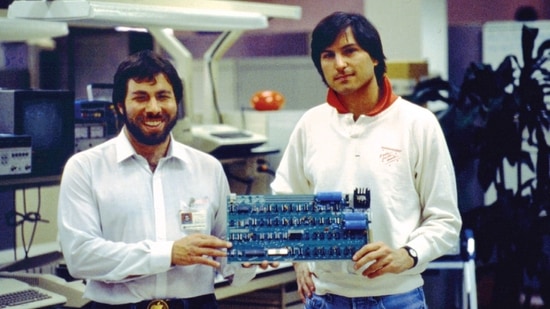9. Steve Jobs and Steve Wozniak, the co-founders of Apple Inc., are hailed for their friendship and innovative partnership that led to the creation of groundbreaking products like the Apple I and Apple II computers and later - the iPhone, which transformed technology and communication.(Photo by Twitter/XavierNaxa)