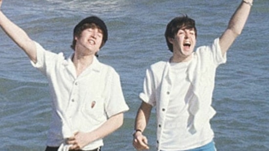 5. Paul McCartney and John Lennon were the core of The Beatles band and their songwriting friendship transformed popular music and culture in the 20th century as they went on to produce timeless music that continues to influence artists worldwide.(Photo by Twitter/RandomCodeFind)