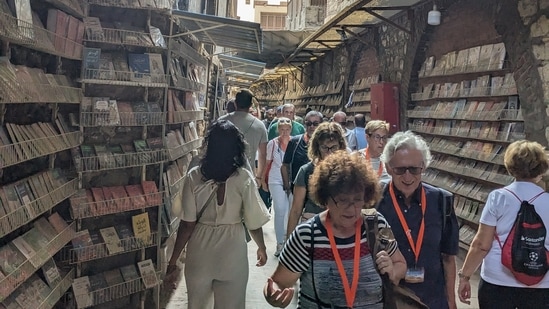 The open book store in Coptic Cairo